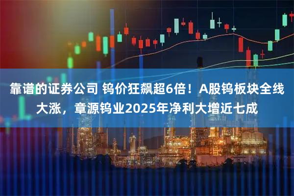 靠谱的证券公司 钨价狂飙超6倍！A股钨板块全线大涨，章源钨业2025年净利大增近七成